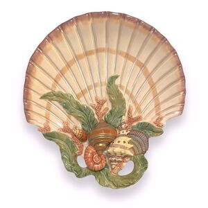 Vinrage Fitz and Floyd Oceana Shell Dish
